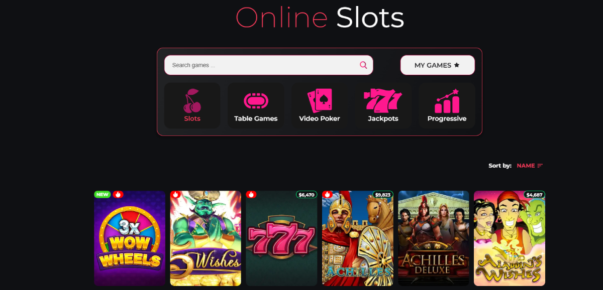 Betty Wins slots